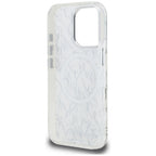 Karl Lagerfeld MagSafe dėklas iPhone 16 Pro – baltas