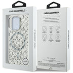 Karl Lagerfeld MagSafe dėklas iPhone 16 Pro Max – baltas