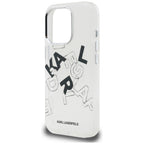 Karl Lagerfeld IML Sketched Graphic dėklas iPhone 16 Pro – skaidrus