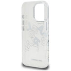 Karl Lagerfeld IML Sketched Graphic dėklas iPhone 16 Pro – skaidrus