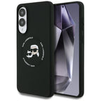 Karl Lagerfeld MagSafe dėklas Galaxy S25 Edge – juodas