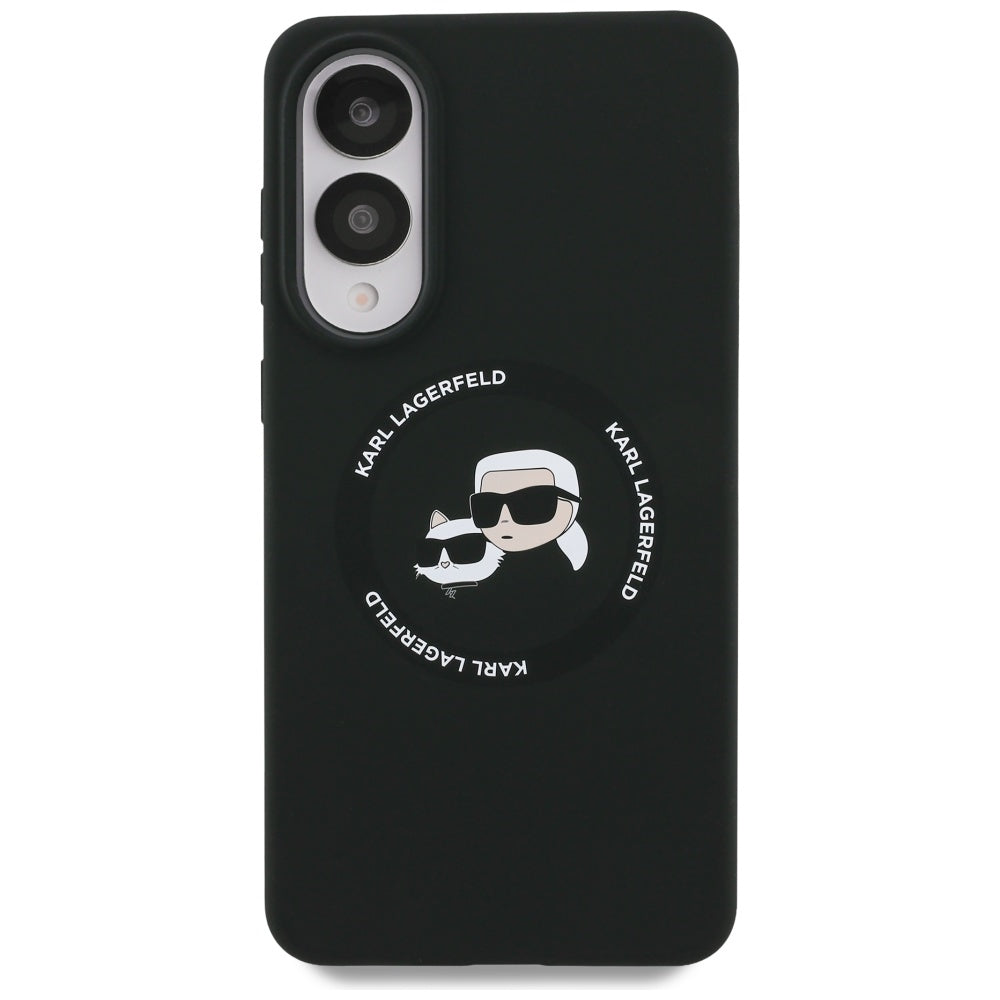 Karl Lagerfeld MagSafe dėklas Galaxy S25 Edge – juodas