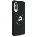 Karl Lagerfeld MagSafe dėklas Galaxy S25 Edge – juodas