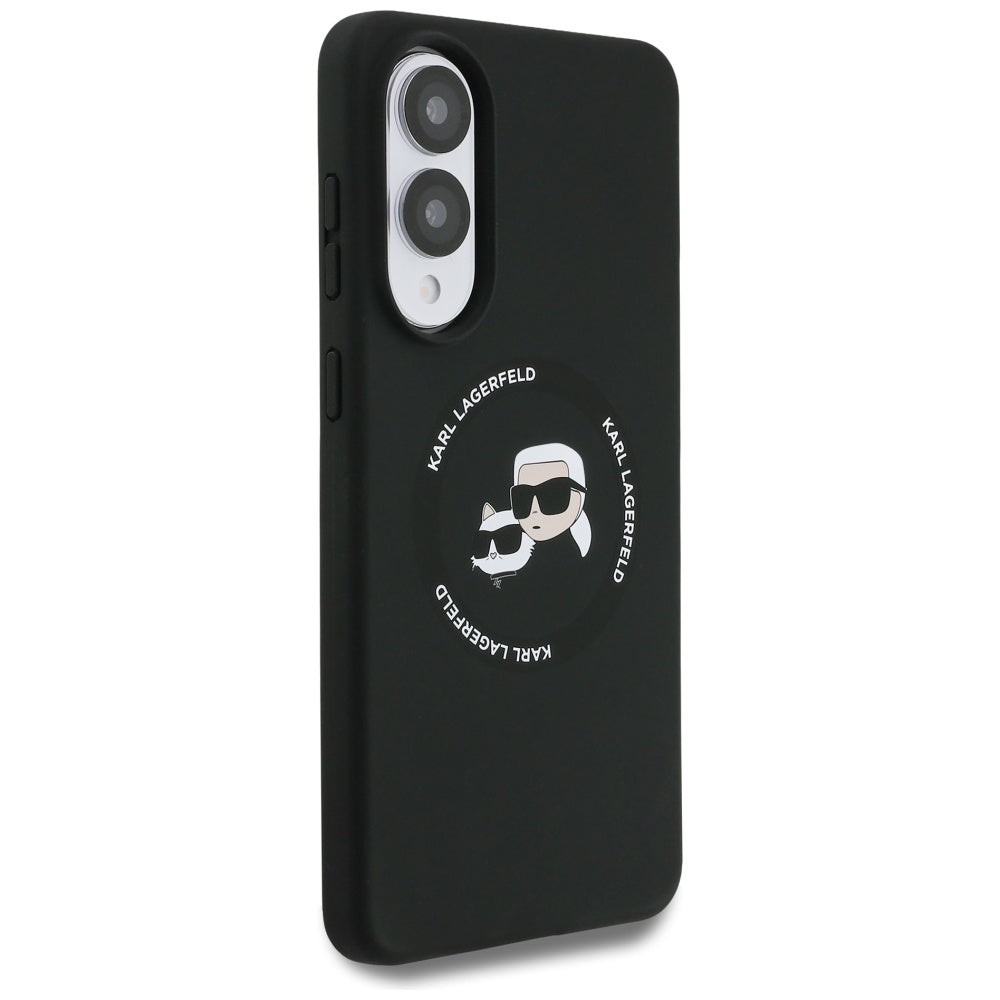 Karl Lagerfeld MagSafe dėklas Galaxy S25 Edge – juodas