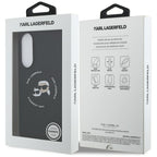 Karl Lagerfeld MagSafe dėklas Galaxy S25 Edge – juodas