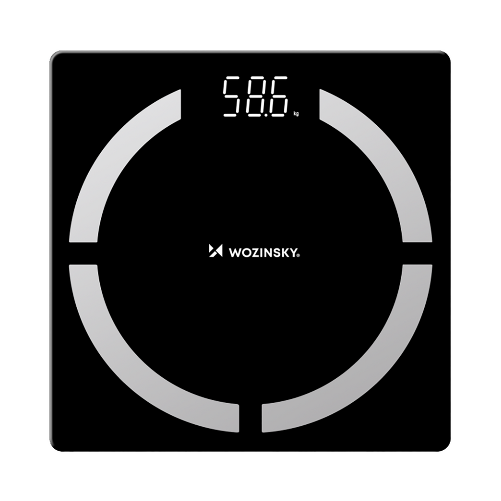 Wozinsky WIWL-30 Išmanus Bluetooth vonios svarstyklės – Juodos -- Uncategorized