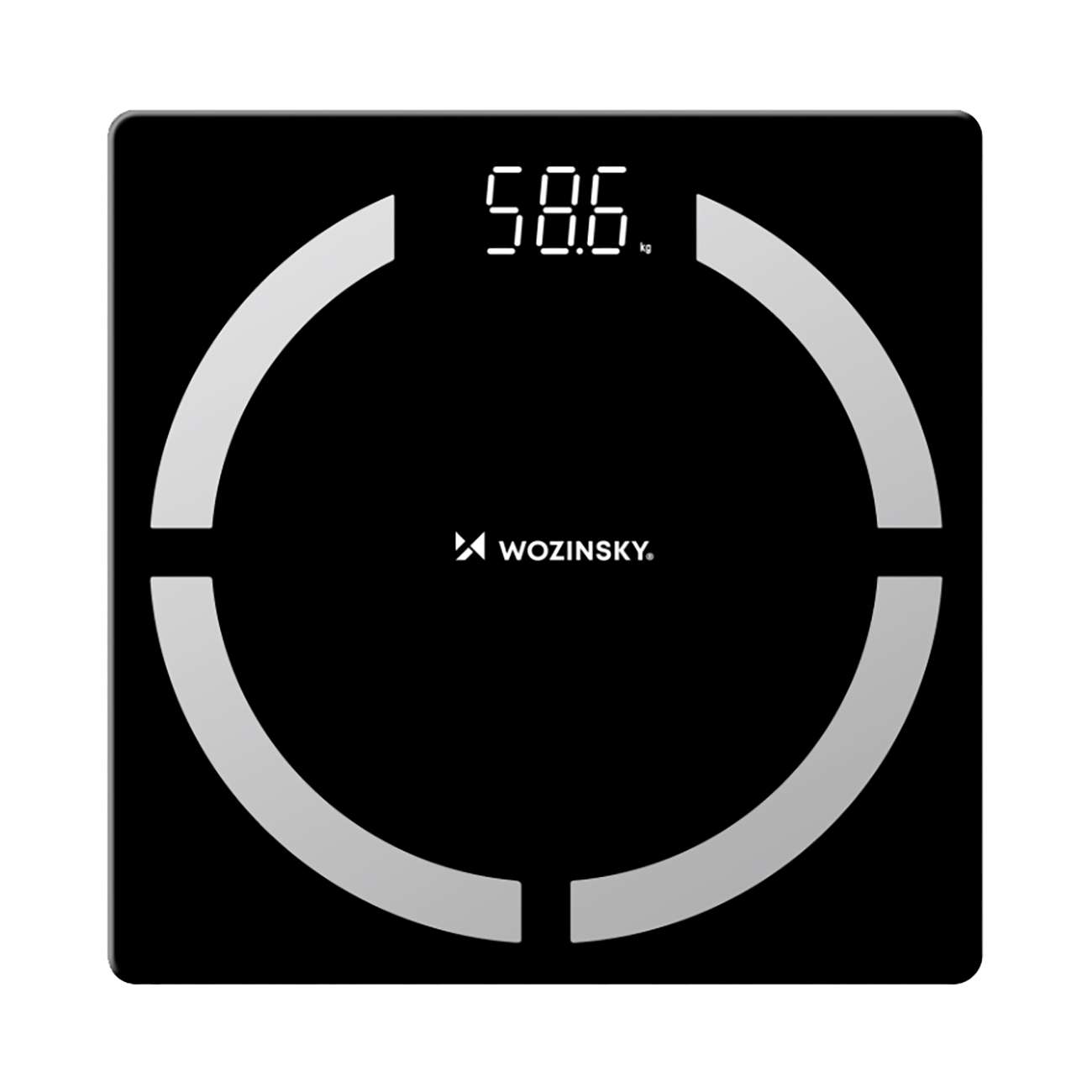 Wozinsky WIWL-30 Išmanus Bluetooth vonios svarstyklės – Juodos -- Uncategorized
