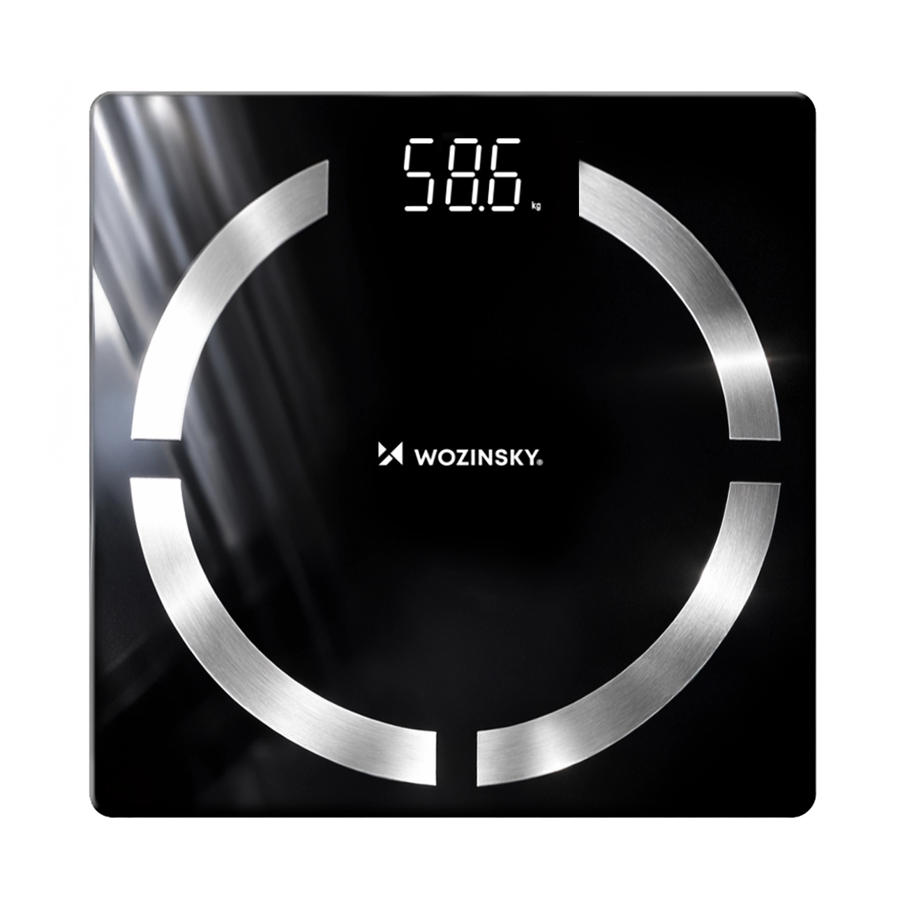 Wozinsky WIWL-30 Išmanus Bluetooth vonios svarstyklės – Juodos -- Uncategorized