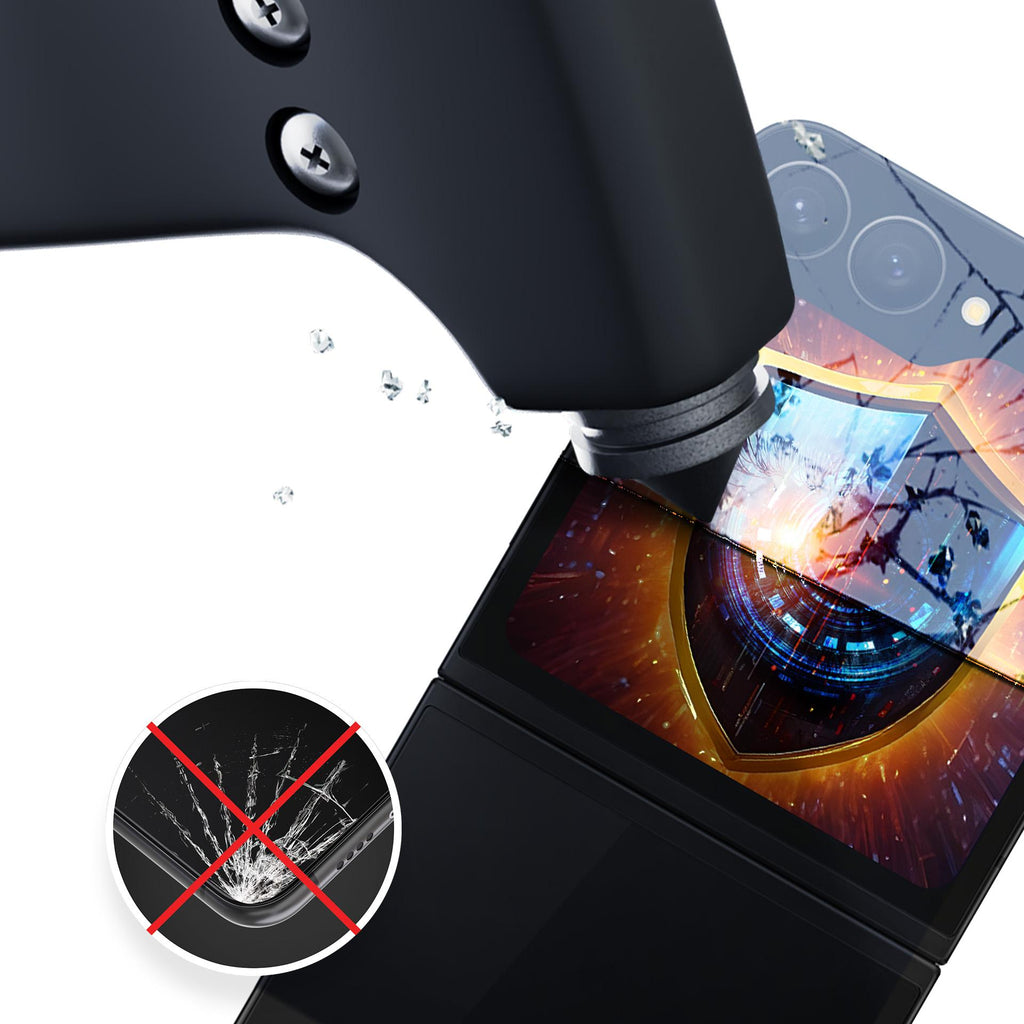 Plėvelė 3mk Silky Matt Privacy matinė privatumo telefonams Samsung Galaxy Z Flip 6/7 FE -- Samsung Galaxy Z Flip 6 /...