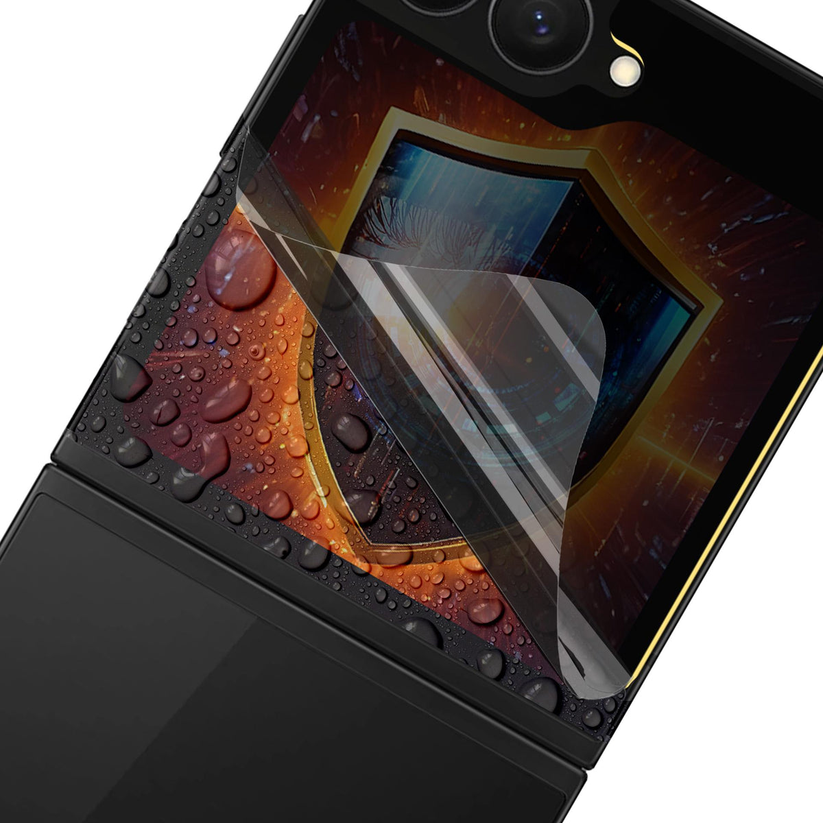 Plėvelė 3mk Silky Matt Privacy matinė privatumo telefonams Samsung Galaxy Z Flip 6/7 FE -- Samsung Galaxy Z Flip 6 /...