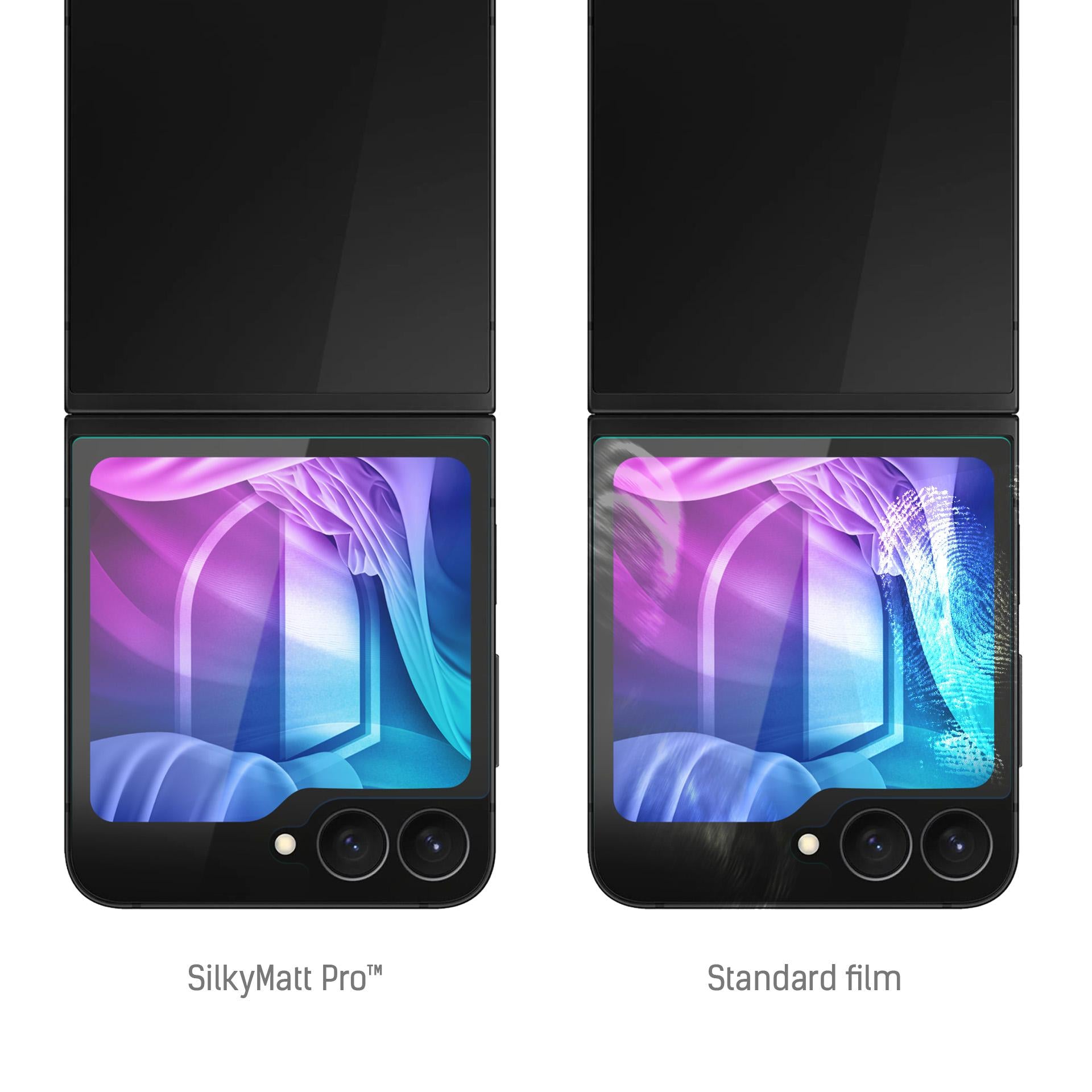 3mk Silky Matt Pro matinė plėvelė Samsung Galaxy Z Flip 6 / 7 FE -- Samsung Galaxy Z Flip 6 / Samsung Galaxy Z Flip 7
