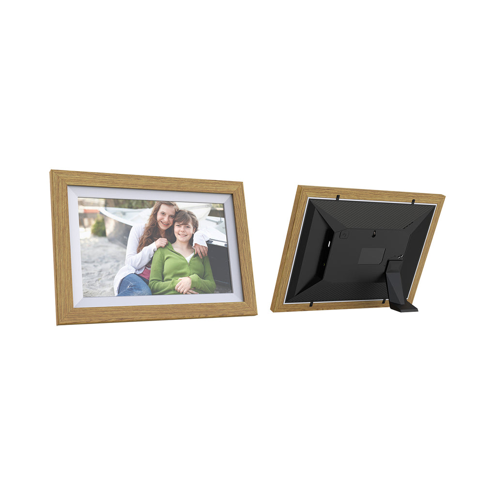 Wozinsky WRC-32 10,1" Skaitmeninis nuotrauku rėmelis su Frameo 32GB programėle - Šviesiai rudas -- Uncategorized