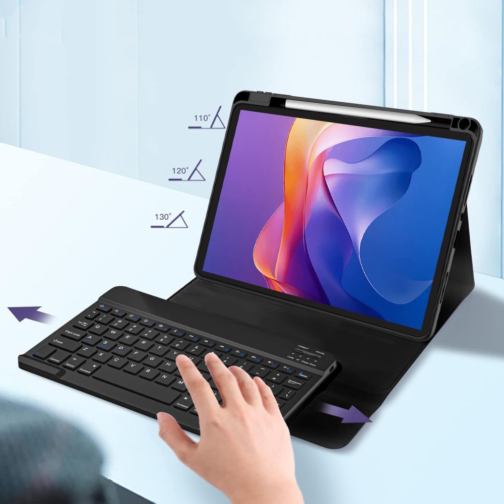 Tech-Protect SC Pen dėklas Redmi Pad 2 11.0 su klaviatūra – juodas -- Xiaomi Redmi Pad 2