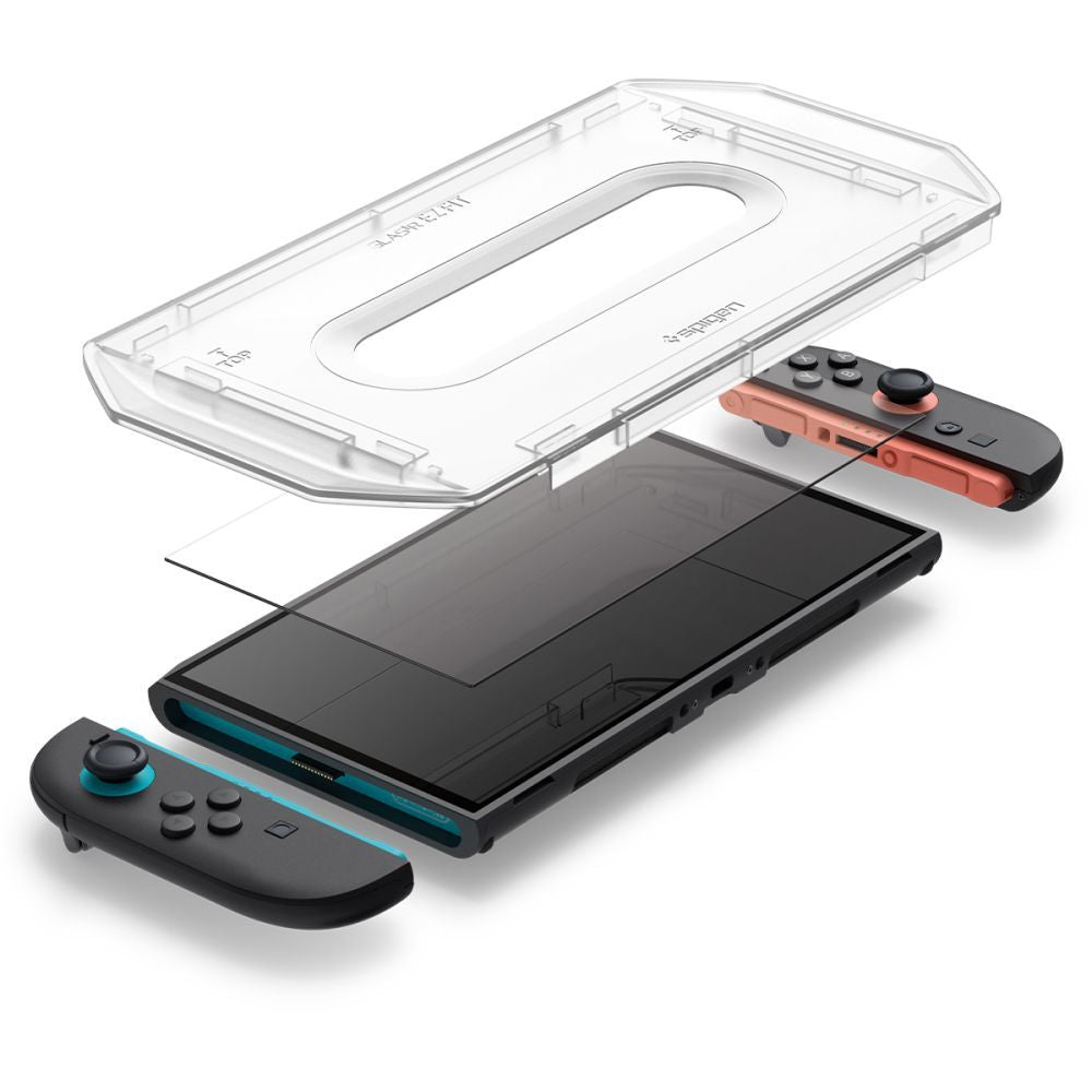 Spigen Glas TR EZ Fit grūdintas stiklas Switch 2 (2 vnt.) -- Cell phone tempered glass