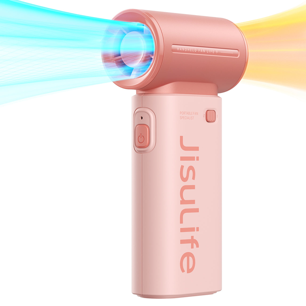 Jisulife Handheld Fan Life9 3600mAh nešiojamasis USB ventiliatorius - rožinis -- Uncategorized