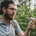 Jisulife Handheld Fan Life9 3600mAh nešiojamasis USB ventiliatorius - pilkas -- Uncategorized