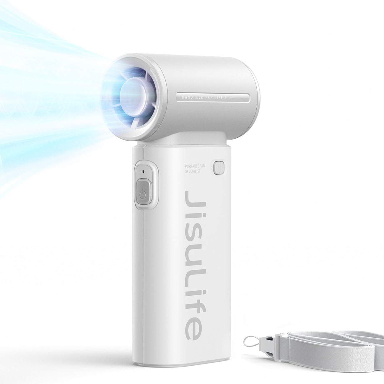 Jisulife Handheld Fan Life9 3600mAh nešiojamasis USB ventiliatorius - pilkas -- Uncategorized