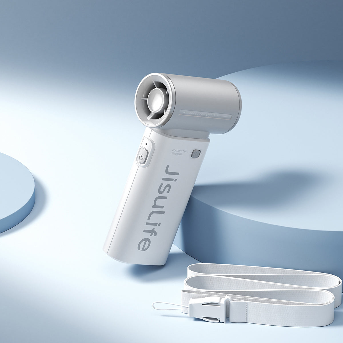 Jisulife Handheld Fan Life9 3600mAh nešiojamasis USB ventiliatorius - pilkas -- Uncategorized