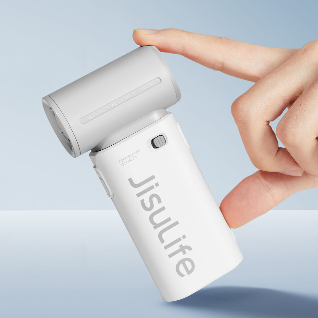 Jisulife Handheld Fan Life9 3600mAh nešiojamasis USB ventiliatorius - pilkas -- Uncategorized