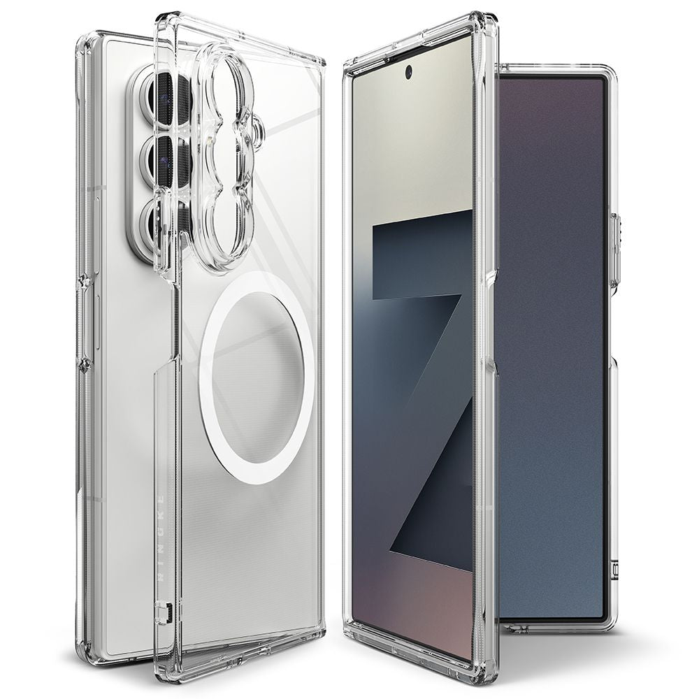 Ringke Fusion MagSafe dėklas Galaxy Z Fold 7 – skaidrus -- Samsung Galaxy Z Fold 7