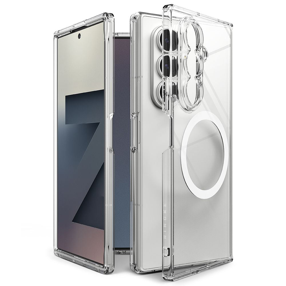 Ringke Fusion MagSafe dėklas Galaxy Z Fold 7 – skaidrus -- Samsung Galaxy Z Fold 7
