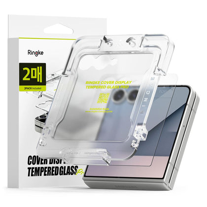 Ringke grūdintas stiklas Samsung Galaxy Z Flip 7 (2 vnt.) – skaidrus -- Samsung Galaxy Z Flip 7