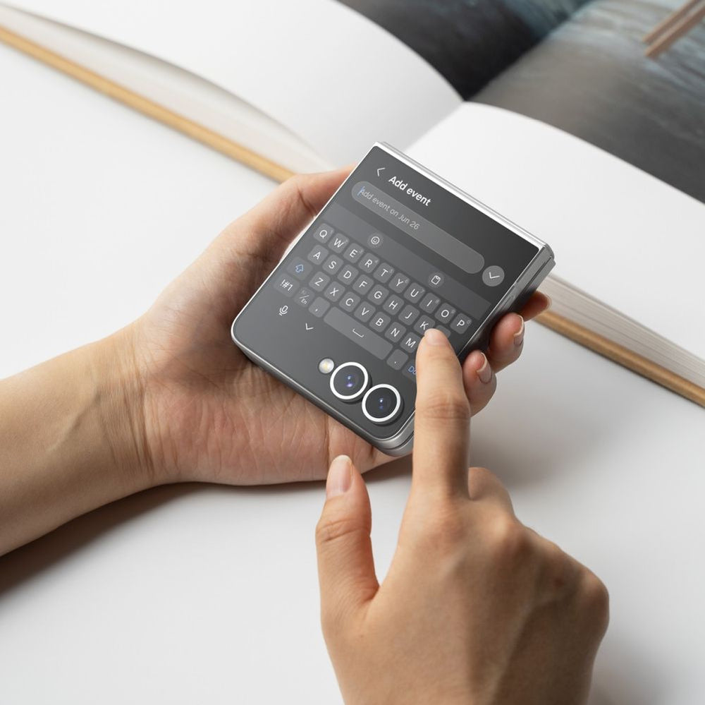 Ringke grūdintas stiklas Samsung Galaxy Z Flip 7 (2 vnt.) – skaidrus -- Samsung Galaxy Z Flip 7