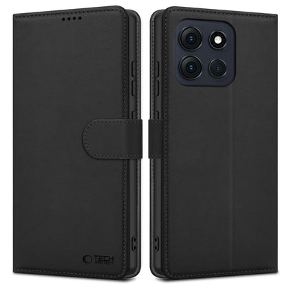 Tech-Protect Walet dėklas, skirtas Motorola Moto G56 5G – juodas -- Motorola Moto G56 5G