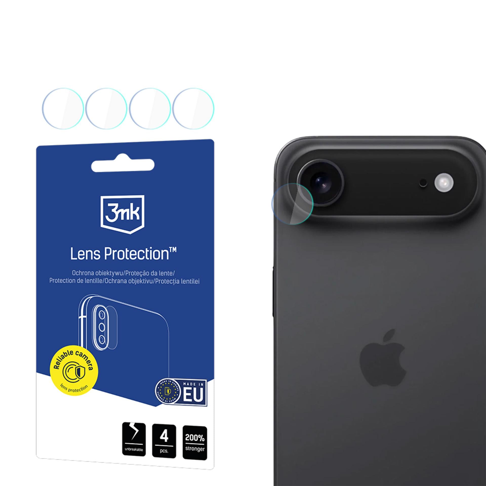 3mk objektyvo apsaugos kameros objektyvo stiklas, skirtas Apple iPhone 17 Air