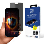 3mk Silky Matt Privacy Privatumo ekrano apsauga, skirta Apple iPhone 17 Air