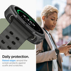 Spigen Liquid Air dėklas Galaxy Watch 8 Classic 46 mm – juodas -- Samsung Galaxy Watch 8 Classic 46mm