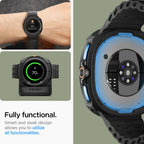 Spigen Liquid Air dėklas Galaxy Watch 8 Classic 46 mm – juodas -- Samsung Galaxy Watch 8 Classic 46mm