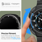 Spigen Liquid Air dėklas Galaxy Watch 8 Classic 46 mm – juodas -- Samsung Galaxy Watch 8 Classic 46mm