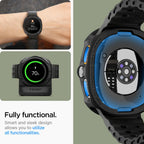 Spigen Liquid Air dėklas Galaxy Watch 8 44 mm – juodas -- Samsung Galaxy Watch 8 44mm