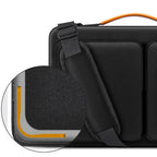 Tech-Protect Defender krepšys 15-16 nešiojamajam kompiuteriui - Juodas ir oranžinis -- Laptop Bags