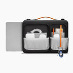 Tech-Protect Defender krepšys 15-16 nešiojamajam kompiuteriui - Juodas ir oranžinis -- Laptop Bags