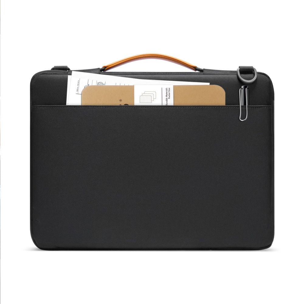 Tech-Protect Defender krepšys 15-16 nešiojamajam kompiuteriui - Juodas ir oranžinis -- Laptop Bags