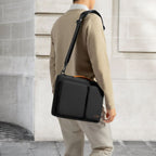 Tech-Protect Defender krepšys nešiojamajam kompiuteriui 13-14 - Juodas ir oranžinis -- Laptop Bags
