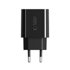 Tech-Protect NC20W USB-C 1-Port PD20W sieninis įkroviklis - juodas -- Cell phone chargers