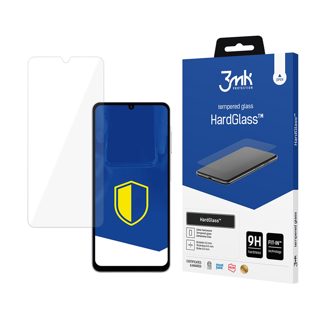 3mk HardGlass grūdintas stiklas, skirtas Samsung Galaxy A07 4G -- Samsung Galaxy A07 4G