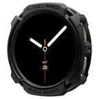 Spigen Rugged Armor dėklas Galaxy Watch 8 44 mm – juodas -- Samsung Galaxy Watch 8 44mm