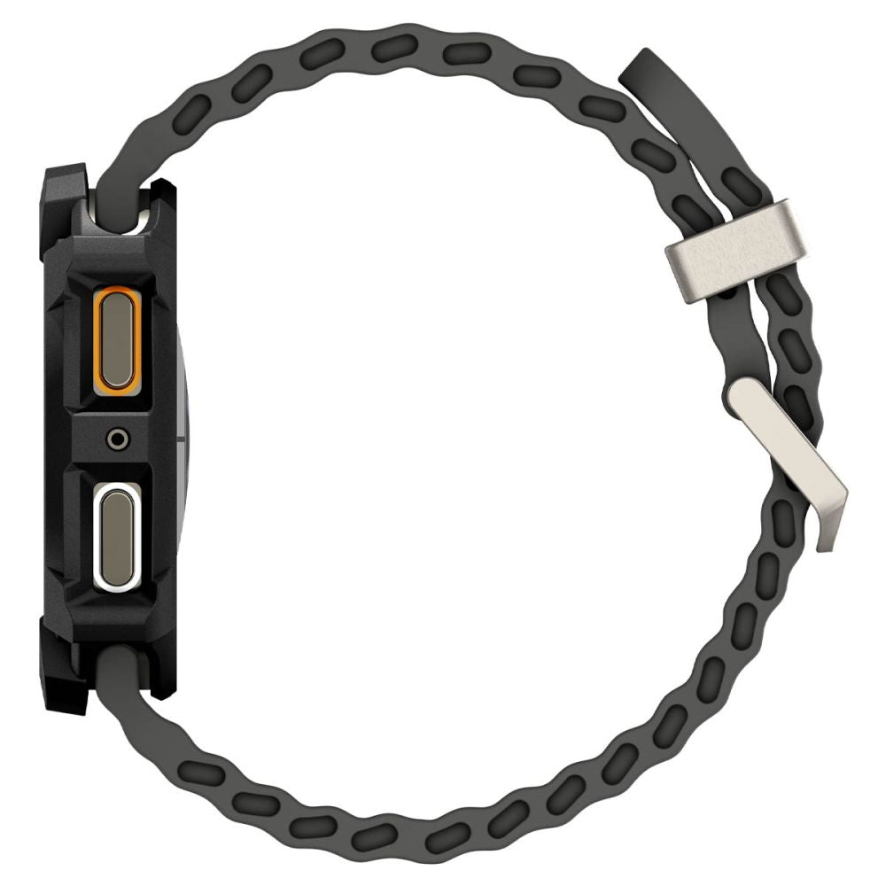 Spigen Rugged Armor dėklas Galaxy Watch 8 44 mm – juodas -- Samsung Galaxy Watch 8 44mm