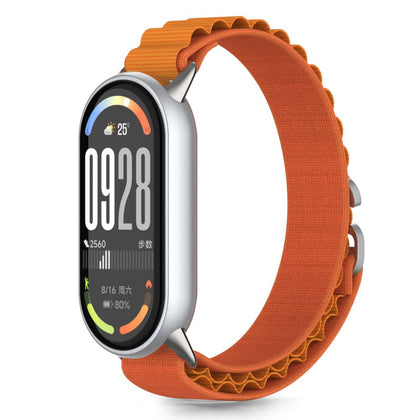 Tech-Protect Nylon Pro dirželis, skirtas Xiaomi Smart Band 8 / 9 / 10 / NFC - oranžinė -- Xiaomi Smart Band 8