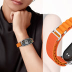 Tech-Protect Nylon Pro dirželis, skirtas Xiaomi Smart Band 8 / 9 / 10 / NFC - žalias -- Xiaomi Smart Band 8