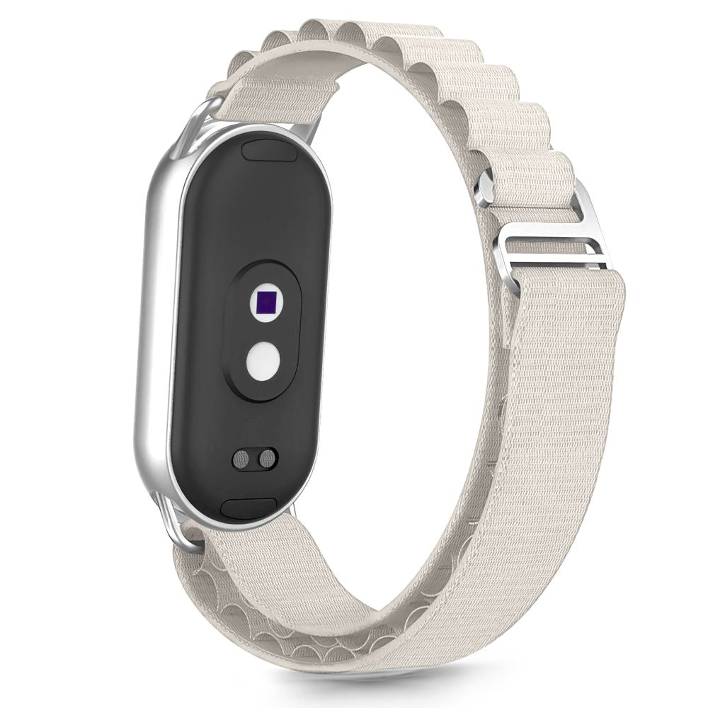 Tech-Protect Nylon Pro dirželis, skirtas Xiaomi Smart Band 8 / 9 / 10 / NFC - smėlio spalvos -- Xiaomi Smart Band 8