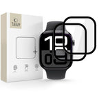 Tech-Protect Glass Flex+ stiklas Apple Watch 10 46mm – juodas, 2 vnt. -- Apple Watch 10 46mm