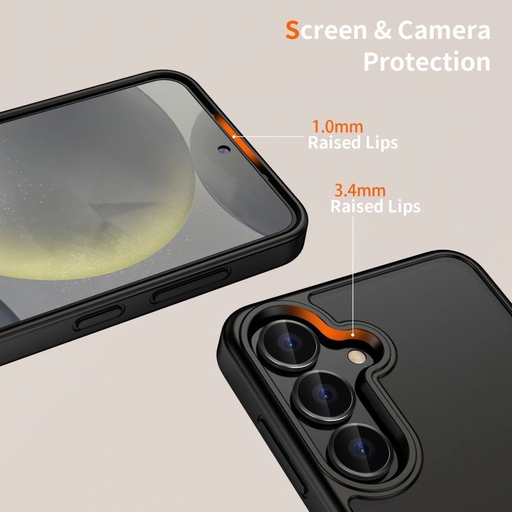 Tech-Protect MagMat dėklas, skirtas Motorola Moto G86 5G - matinė juoda -- Motorola Moto G86 5G