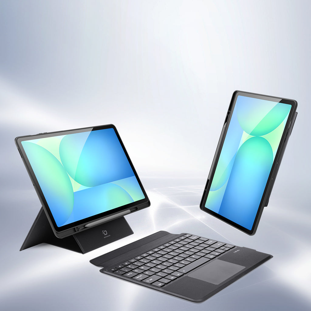 Dux Ducis DK dėklas-klaviatūra Samsung Tab S10 FE+ – juodas