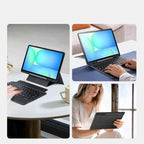 Dux Ducis DK dėklas-klaviatūra Samsung Tab S10 FE+ – juodas