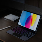 Dux Ducis (MK serijos) klaviatūros dėklas skirtas iPad 10" (2022) iPad 11" (2025) - juodas